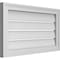 Ekena Millwork Vertical Surface Mount PVC Gable Vent: Functional, w/ 2"W x 1-1/2"P Brickmould Frame, 28"W x 16"H GVPVE28X1602SF - alternate 2